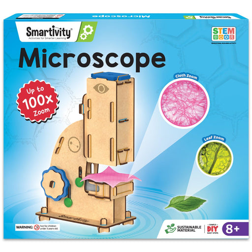 Smartivity Microscope 100x Zoom New-STEM toys-Smartivity-Toycra