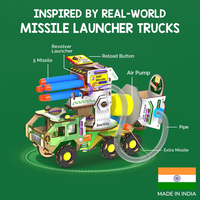 Smartivity Missle Truck-Construction-Smartivity-Toycra