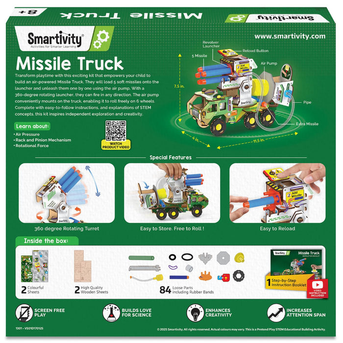 Smartivity Missle Truck-Construction-Smartivity-Toycra