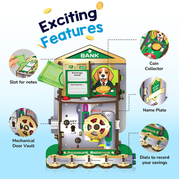 Smartivity Money Bank for Kids-Construction-Smartivity-Toycra