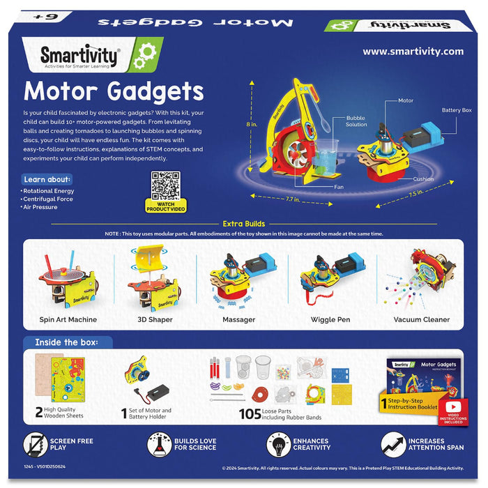 Smartivity Motor Gadgets Kit-STEM toys-Smartivity-Toycra