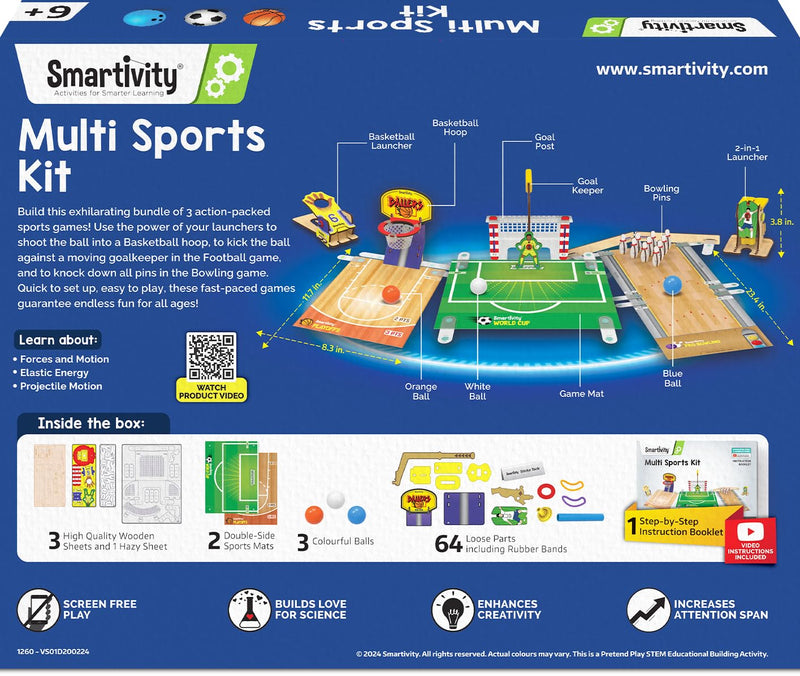 Smartivity Multi Sports Kit-Learning & Education-Smartivity-Toycra
