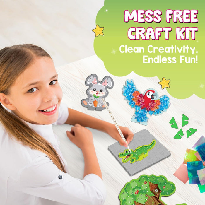 Smartivity Poke 'N' Create Jungle Animal Kingdom-Arts & Crafts-Smartivity-Toycra