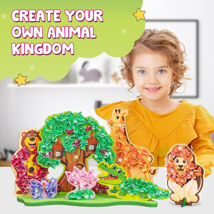 Smartivity Poke 'N' Create Jungle Animal Kingdom-Arts & Crafts-Smartivity-Toycra