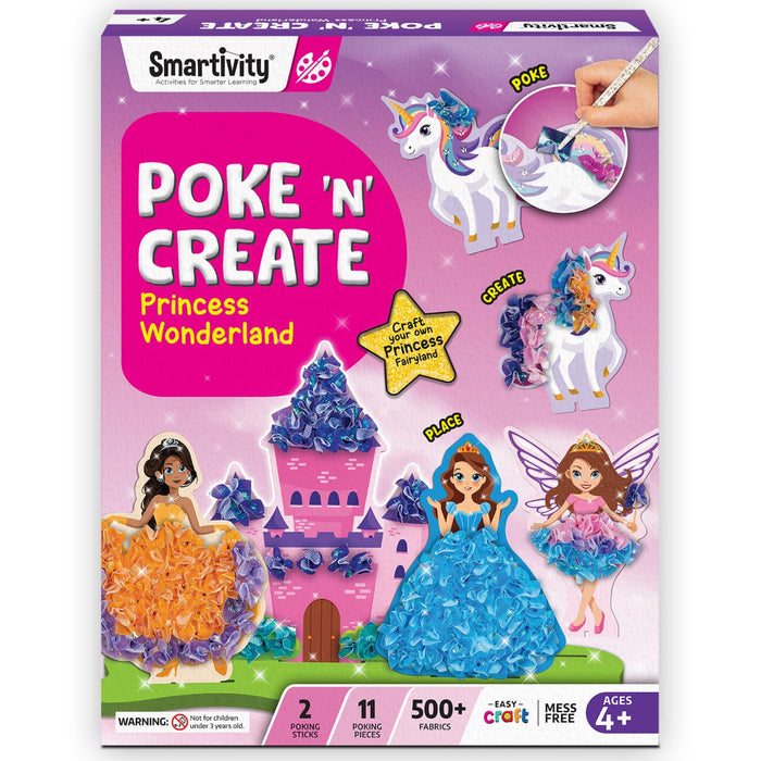 Smartivity Poke 'N' Create Princess wonderland-Arts & Crafts-Smartivity-Toycra