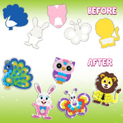 Smartivity Pom Pom Magnet Craft Kit -Adorable Animals
