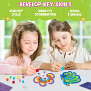 Smartivity Pom Pom Magnet Craft Kit -Adorable Animals