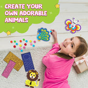 Smartivity Pom Pom Magnet Craft Kit -Adorable Animals