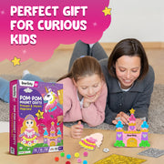 Smartivity Pom Pom Magnet Craft Kit -Princess and Unicorn