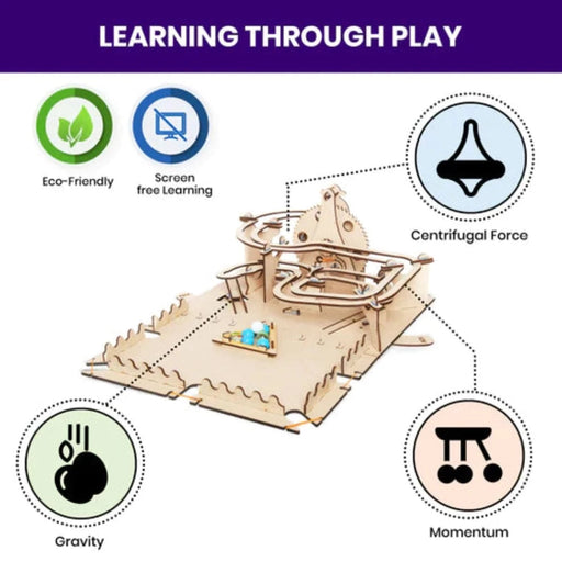 Smartivity Roller Coaster Marble Slide DIY STEM Educational Fun Game-STEM toys-Smartivity-Toycra