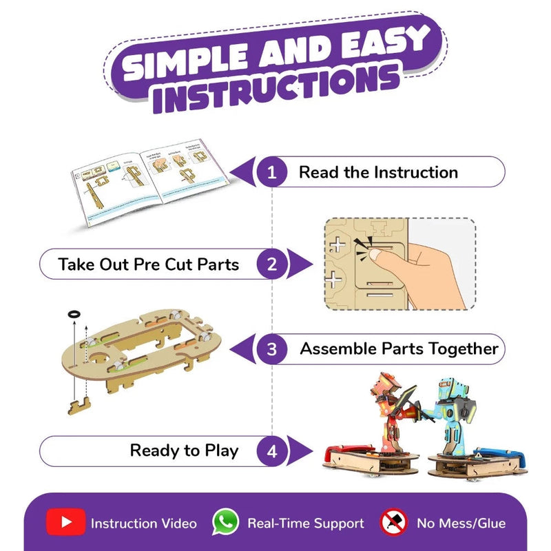 Smartivity STEAM Warriors: Clash of Cyborgs DIY STEM Activity Kit