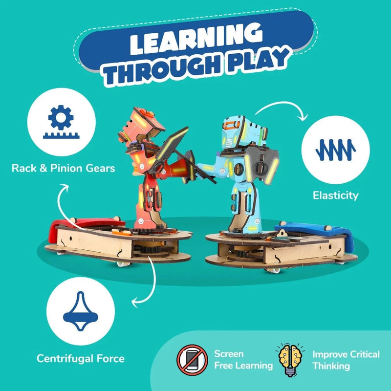 Smartivity STEAM Warriors: Clash of Cyborgs DIY STEM Activity Kit