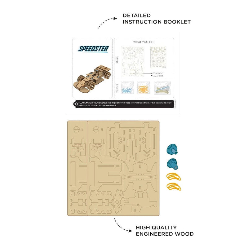 Smartivity STEM Wheels Speedster-STEM toys-Smartivity-Toycra