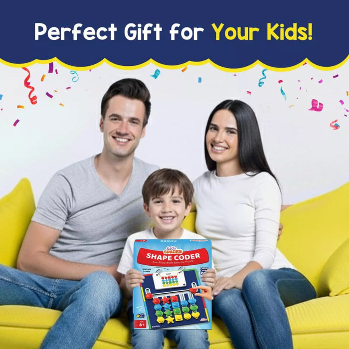 Smartivity Shape Coder Fun-Filled Brain Exercise Puzzle-Learning & Education-Smartivity-Toycra