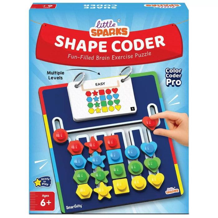 Smartivity Shape Coder Fun-Filled Brain Exercise Puzzle-Learning & Education-Smartivity-Toycra