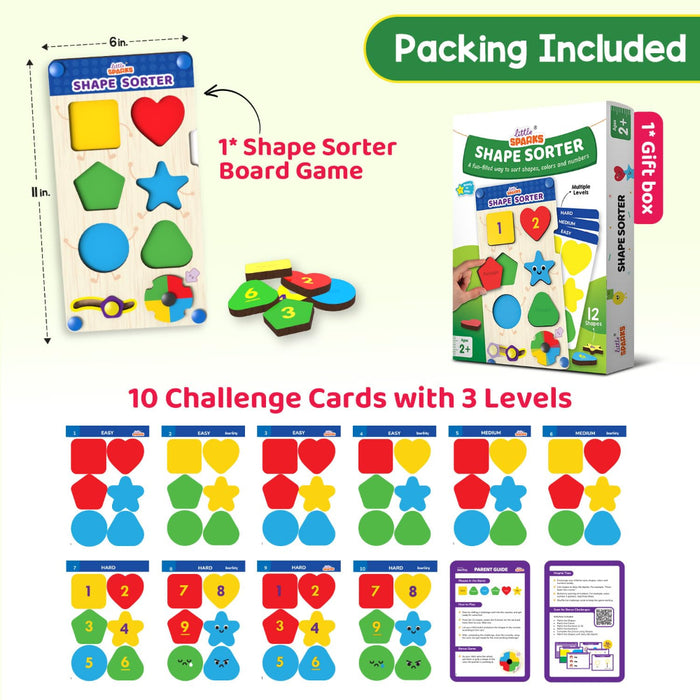 Smartivity Shape Sorter-Kids Games-Smartivity-Toycra