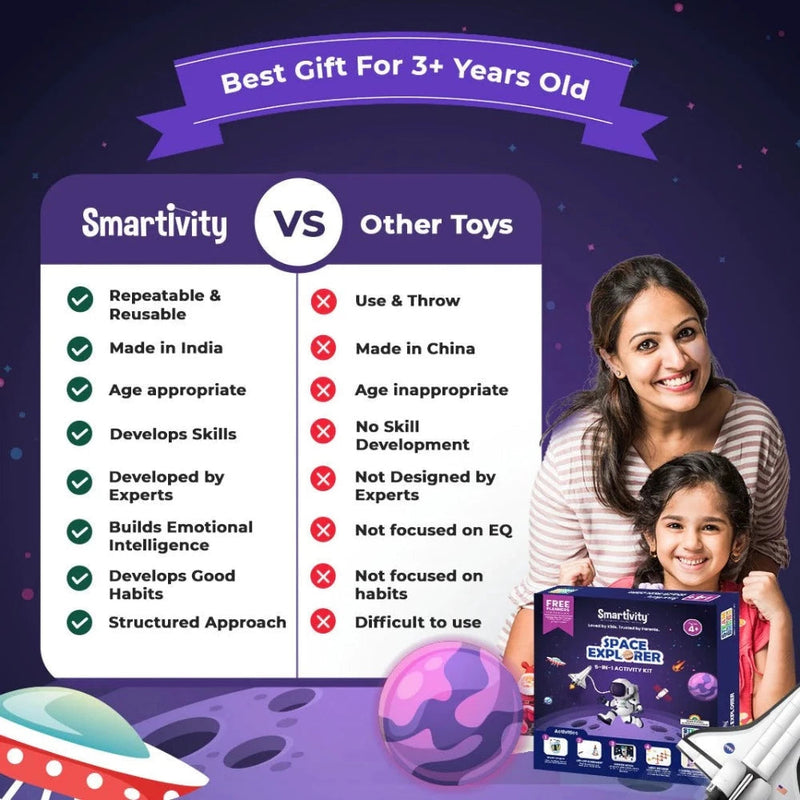Smartivity Space Explorer 5 in 1 Activity Kit