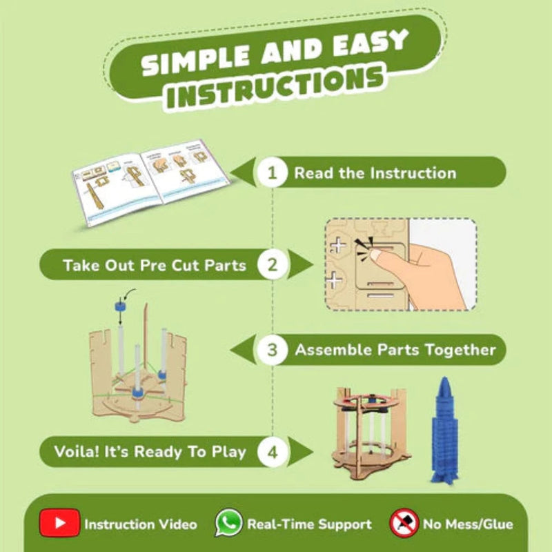 Smartivity Space Rocket-STEM toys-Smartivity-Toycra