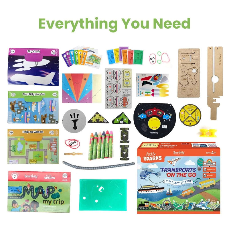 Smartivity Transports on the Go 7 In 1 Activity Kit