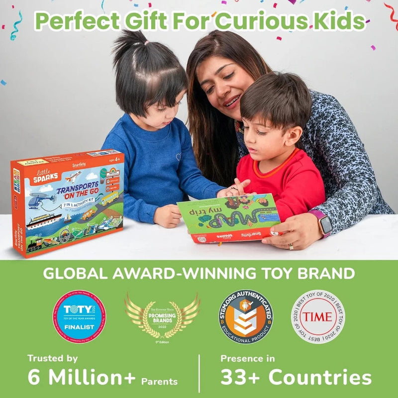 Smartivity Transports on the Go 7 In 1 Activity Kit