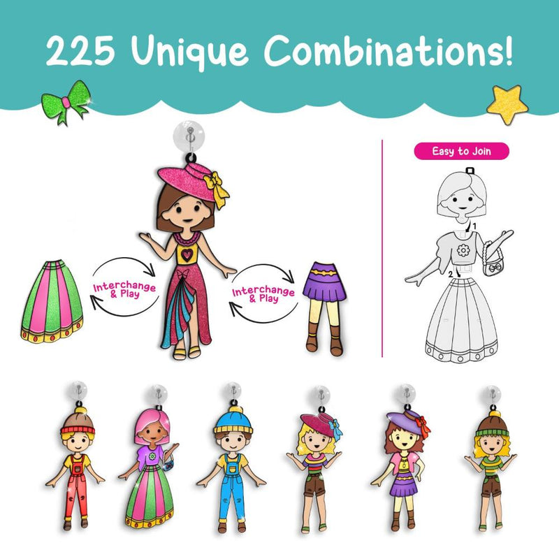 Smartivity Window Art Dress Up Fashion Kit