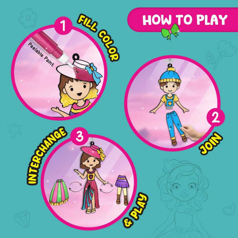 Smartivity Window Art Dress Up Fashion Kit