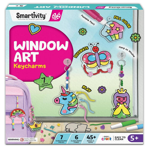 Smartivity Window Art Keycharms Kit-Arts & Crafts-Smartivity-Toycra