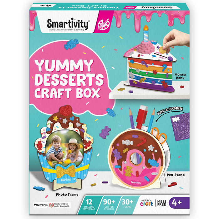 Smartivity Yummy Dessert Craft Box-Arts & Crafts-Smartivity-Toycra
