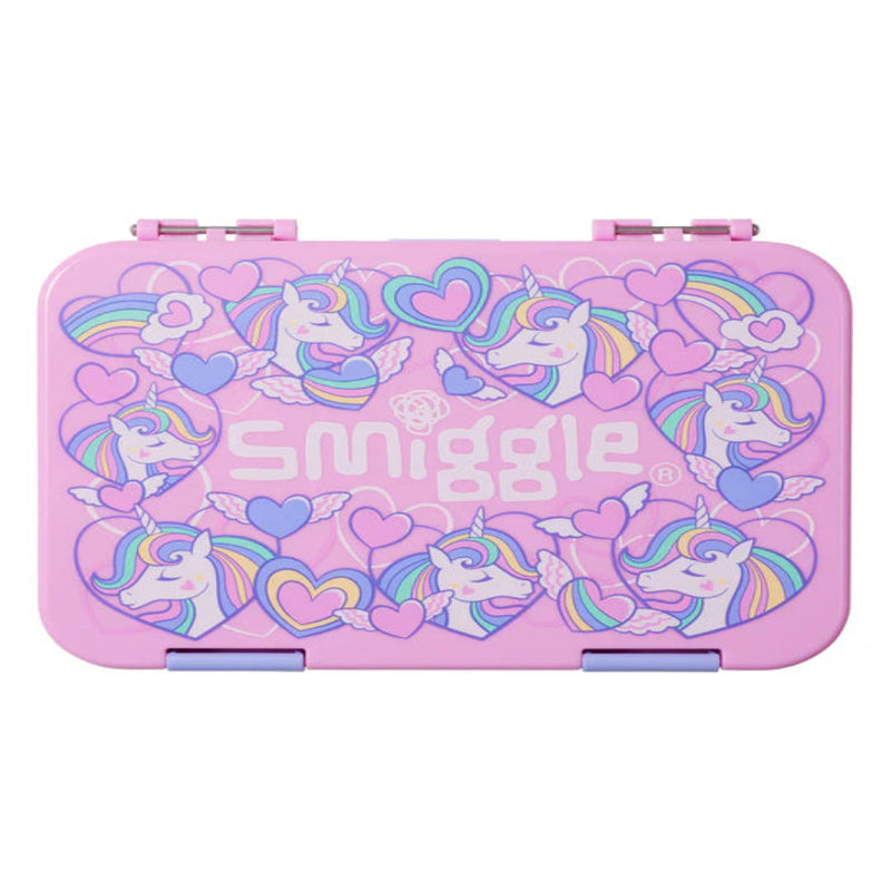 Smiggle Bento Medium Happy Fly Hi Lunch Box - Pink
