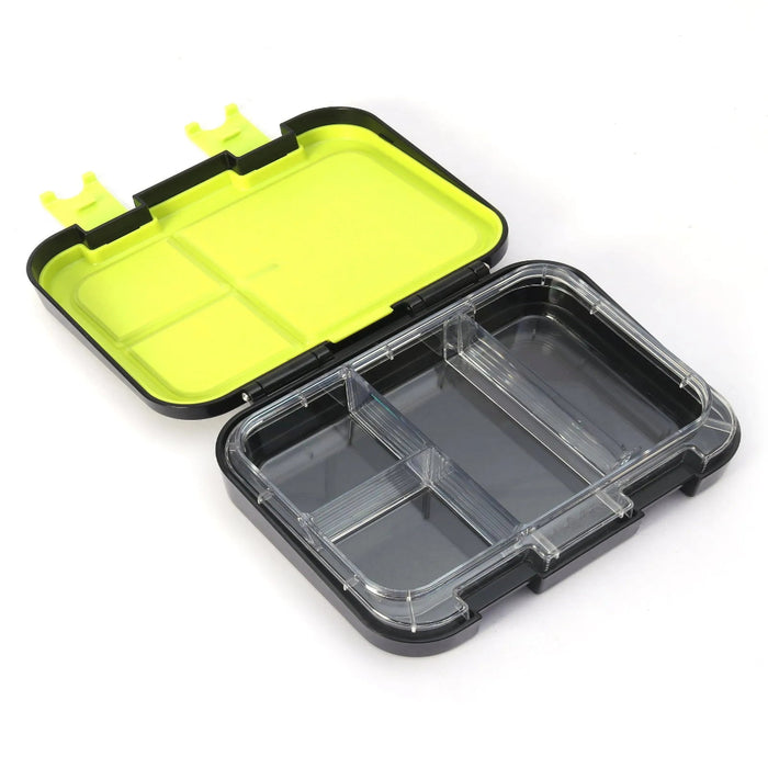 Smiggle Bento Small Happy Fly Hi Lunch Box - Black-LunchBox & Water Bottles-Smiggles-Toycra