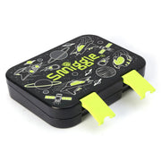 Smiggle Bento Small Happy Fly Hi Lunch Box - Black
