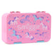 Smiggle Glide Happy Medium Bento Lunchbox Pink-LunchBox & Water Bottles-Smiggles-Toycra