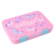 Smiggle Glide Happy Medium Bento Lunchbox Pink