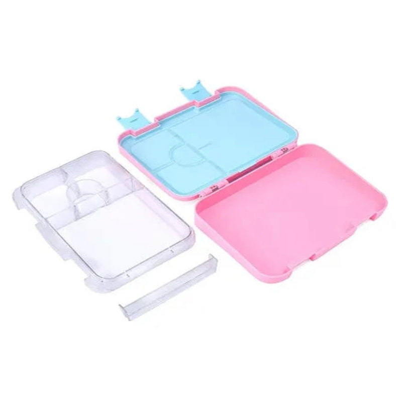 Smiggle Glide Happy Medium Bento Lunchbox Pink