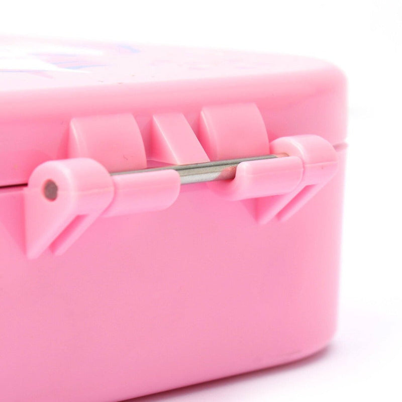 Smiggle Glide Happy Medium Bento Lunchbox Pink