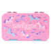 Smiggle Glide Happy Medium Bento Lunchbox Pink-LunchBox & Water Bottles-Smiggles-Toycra