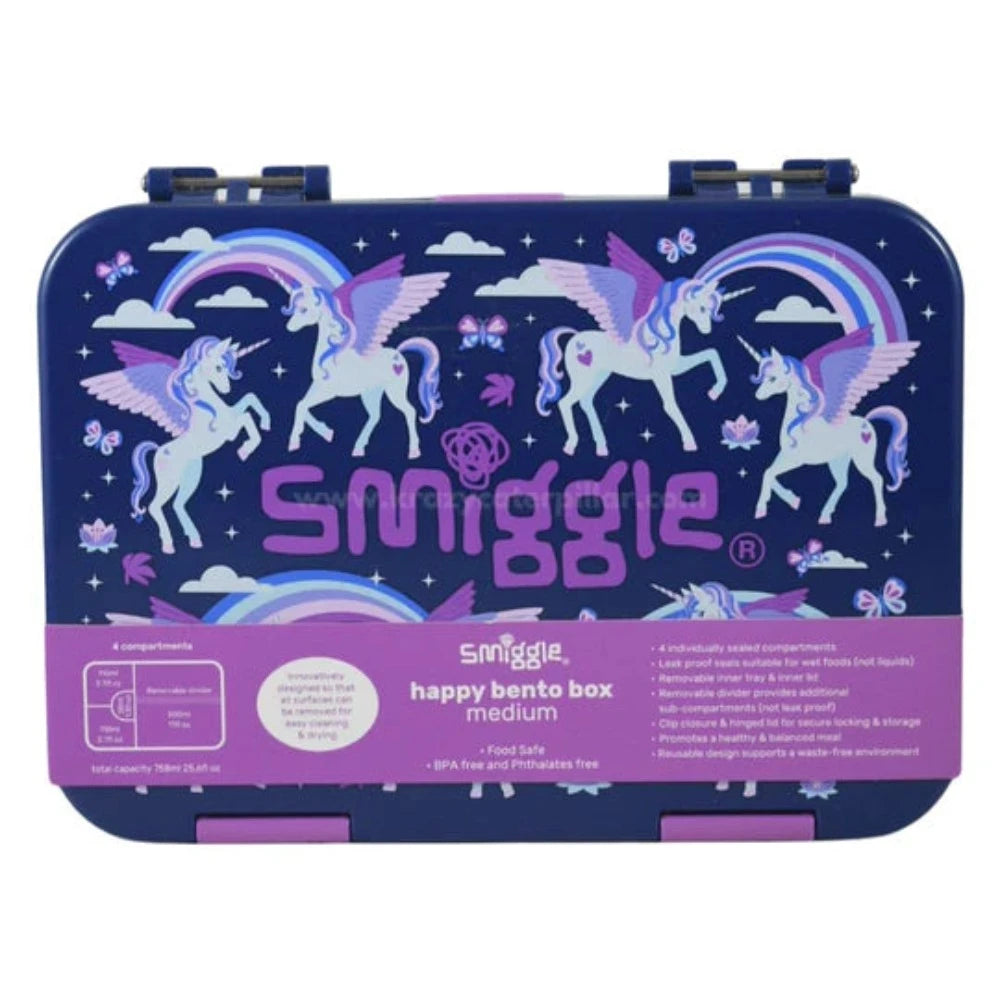 Smiggle Happy Bento Lunchbox Medium