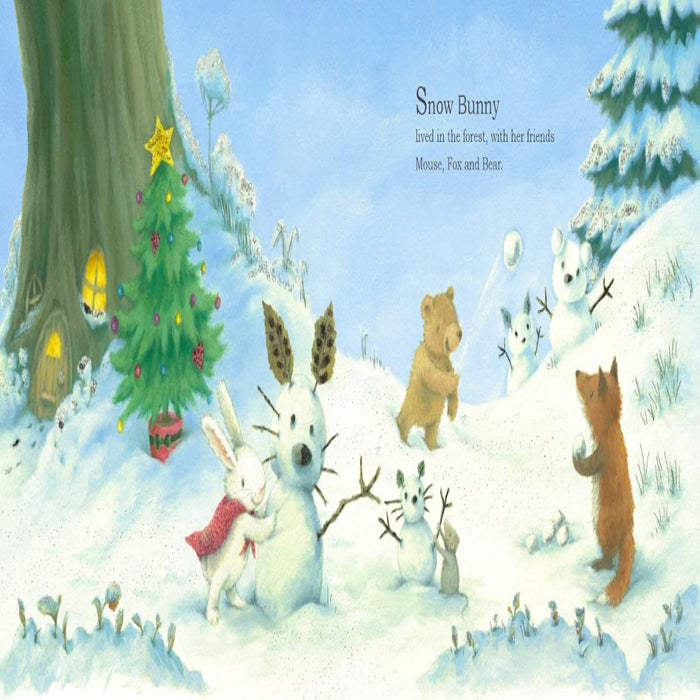 Snow Bunny's Christmas Gift-Picture Book-Hc-Toycra