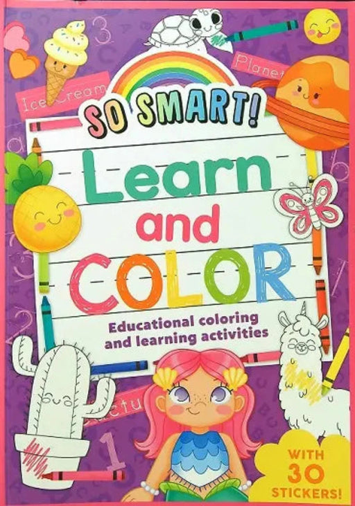 So Smart Learn And Color-Activity Books-RBC-Toycra