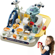 Space Adventure Car Track Toys