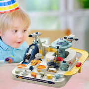 Space Adventure Car Track Toys
