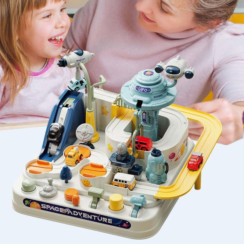 Space Adventure Car Track Toys