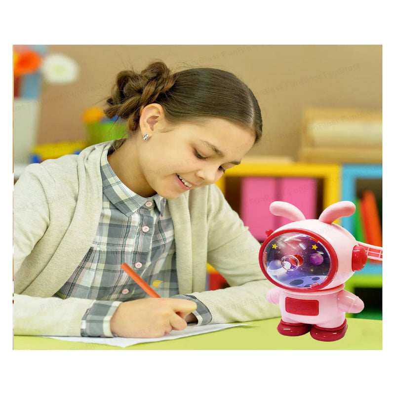 Space Rabbit Shaped Pencil Sharpener