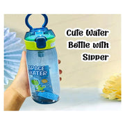 Space Skater Water Bottle with Sipper Blue 630 ml
