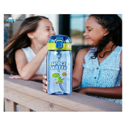 Space Skater Water Bottle with Sipper Blue 630 ml