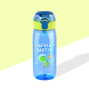 Space Skater Water Bottle with Sipper Blue 630 ml