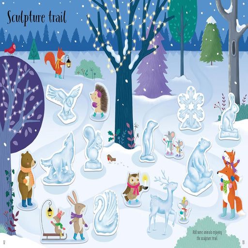 Sparkly Winter Sticker Book-Sticker Book-Hc-Toycra