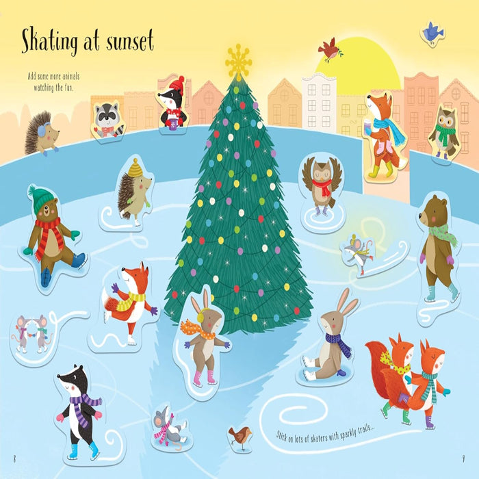 Sparkly Winter Sticker Book-Sticker Book-Hc-Toycra