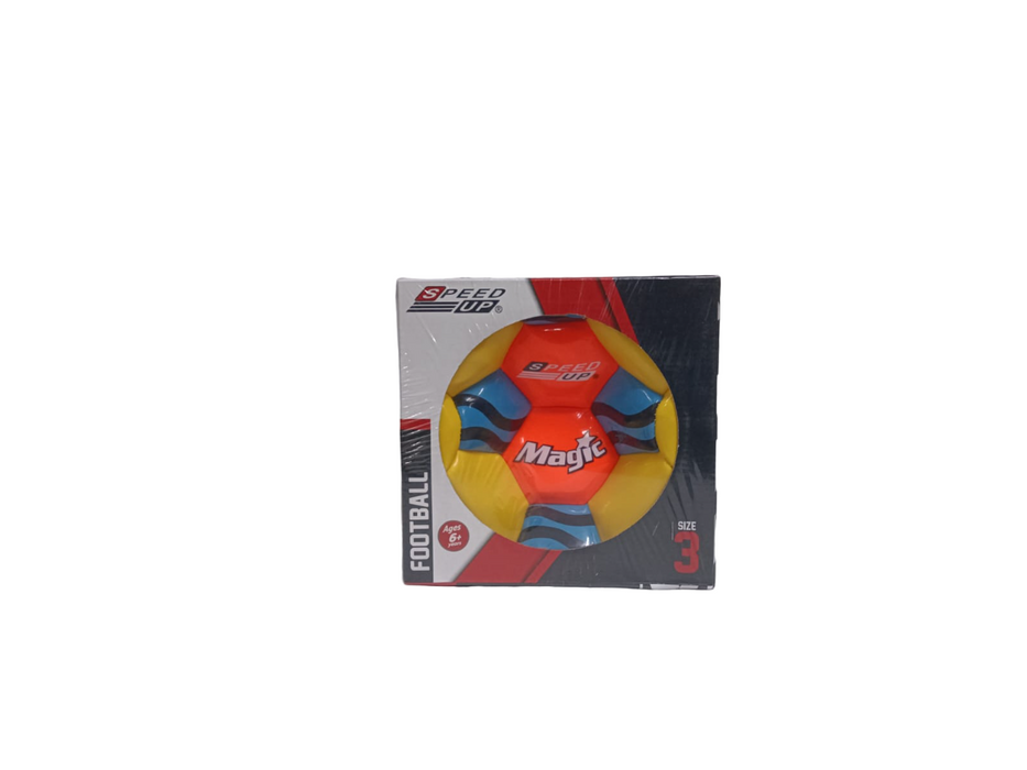 Speed Up Magic Football Size 3 -Multi Color-Outdoor Toys-Speedup-Toycra