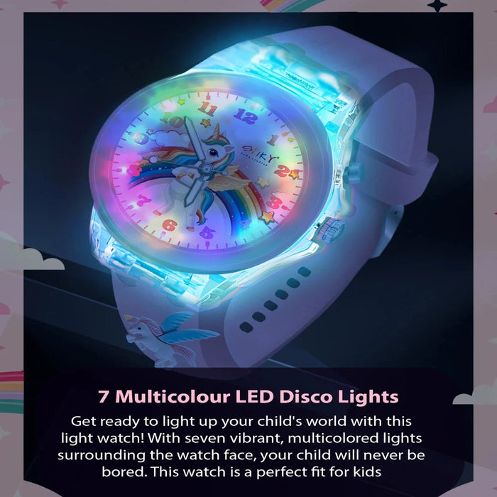 Spiky 3D Cartoon Analog & Digital Light Watch for Kids-Novelty Toys-Spiky-Toycra